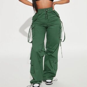 Fashion Nova Green Cargo Pants